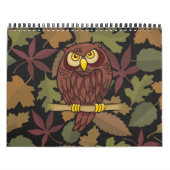 Eulen-Cartoon Kalender (Titelbild)