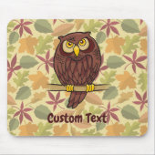 Eulen-Cartoon-Mauspad Mousepad (Vorne)