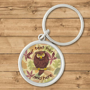 Eulen Cartoon Schlüsselanhänger