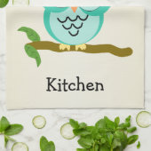 Eulen-Design Handtuch (Gefaltet)