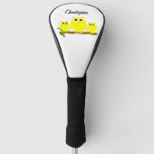 Eulen-Design personalisiert Golf Headcover (Vorderseite)