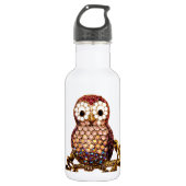 Eulen Edelstahlflasche (Vorderseite)