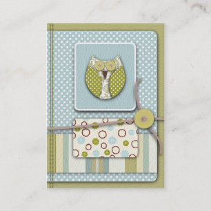 Eulen-Erinnerungs-Karte Visitenkarte
