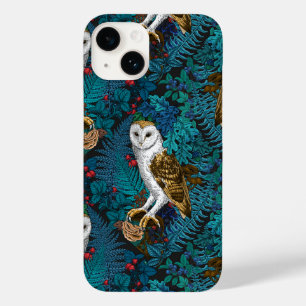 Eulen, Farne, Eichen und Beeren 3 Case-Mate iPhone 14 Hülle
