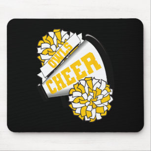 Eulen feuern Ck zur Schulcheerleading-Geist Gy an Mousepad