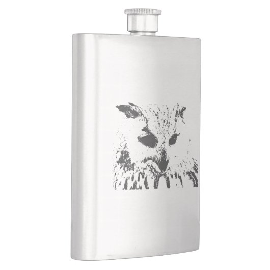Eulen-Flasche Flachmann (Rechts)