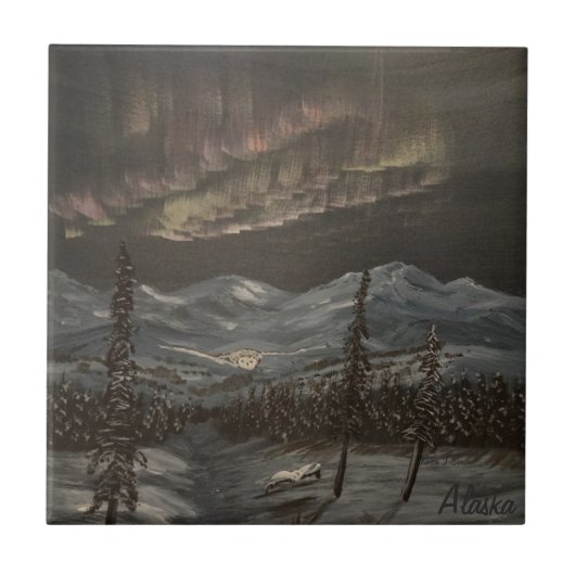 Eulen-Flug Fliese (Vorderseite)