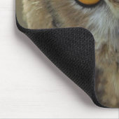 Eulen-Foto-Mausunterlage Mousepad (Ecke)