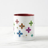 Eulen-Gänseblümchen-Tasse Tasse (Zentrum)