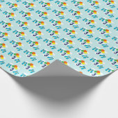 Eulen-Geburtstag Geschenkpapier (Ecke)