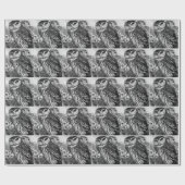 Eulen Geschenkpapier (Flach)