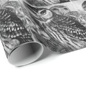 Eulen Geschenkpapier (Rolleneckpunkt)