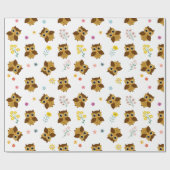 Eulen Geschenkpapier (Flach)