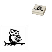 Eulen Gummistempel (Stempel)