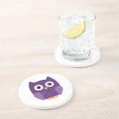 Eulen-Halloween-Untersetzer Getränkeuntersetzer (Seite)