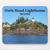 Eulen-Hauptleuchtturm, Maine Mousepad (Vorne)