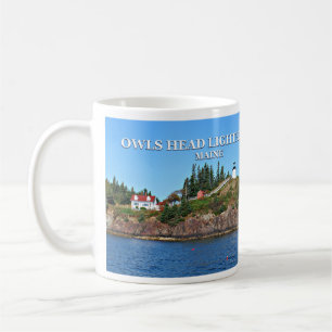 Eulen-Hauptleuchtturm, Maine-Tasse Kaffeetasse