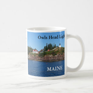 Eulen-Hauptlicht, Maine-Tasse Kaffeetasse