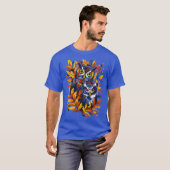 Eulen Herbstsaison T-Shirt (Vorne ganz)