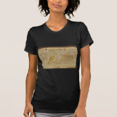 Eulen-Hieroglyphen-Detail, Hatshepsut Tempel, T-Shirt (Vorderseite)