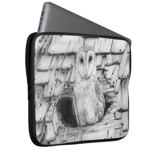 Eulen-Hülse Laptopschutzhülle (Vorne Rechts)