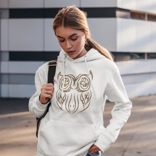 Eulen-Illustrations-Hoodie Hoodie