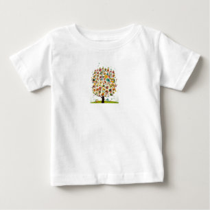 Eulen im Baum-Shirt Baby T-shirt