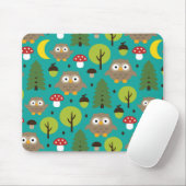 Eulen im Wald Maus Pad Mousepad (Mit Mouse)