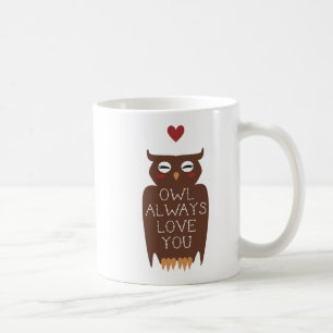 Eulen-immer Liebe Sie Kaffeetasse