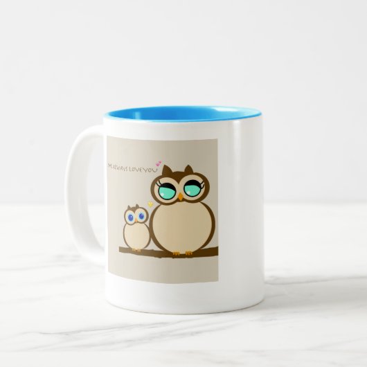 "EULEN-IMMER LIEBE SIE" TASSE (Vorderseite Links)