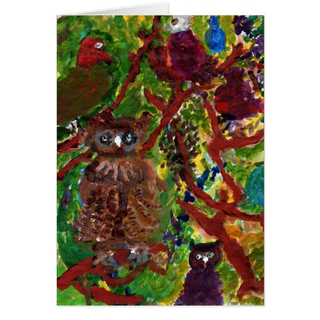 Eulen in den Bäumen, #2 (Vorne)