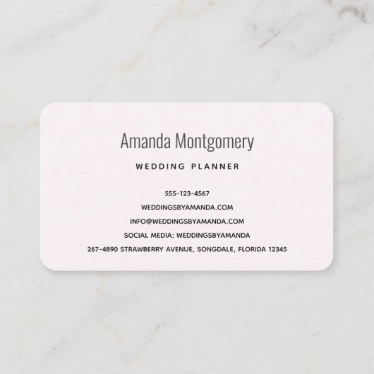 Eulen in der Liebe auf einer Baumzweigung Visitenkarte (Rückseite)