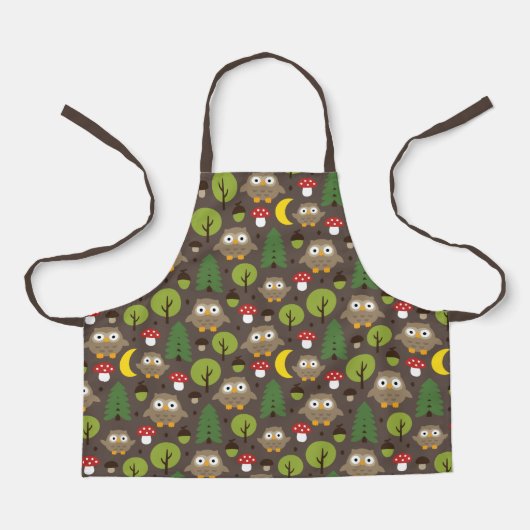 Eulen in der waldreichen Schürze (Vorderseite)