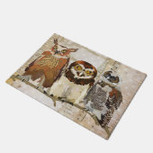 EULEN IN FOLGE Tür-Matte Fußmatte (Schrägansicht)