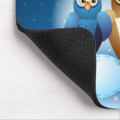 Eulen in Liebe, Mousepad (Ecke)