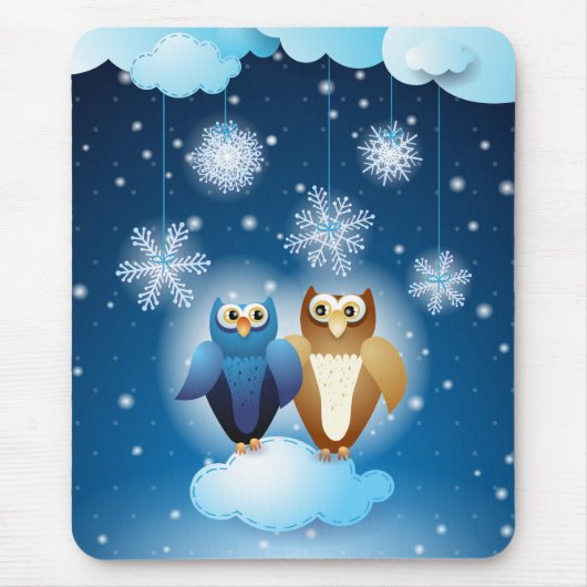 Eulen in Liebe, Mousepad (Vorne)