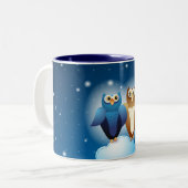 Eulen in Liebe, Tasse (Vorderseite Links)