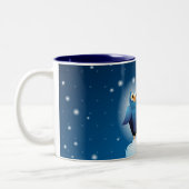 Eulen in Liebe, Tasse (Links)