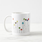 Eulen in Multicolors Kaffeetasse (Links)
