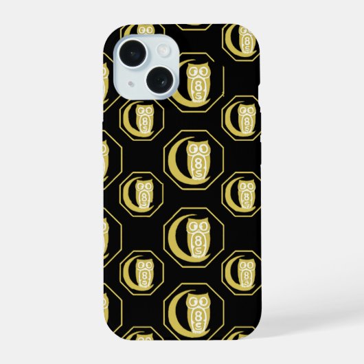 Eulen-iPhone-Hülle iPhone 15 Hülle (Rückseite)