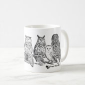Eulen Kaffeetasse (VorderseiteRechts)