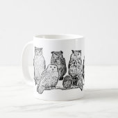 Eulen Kaffeetasse (Vorderseite Links)