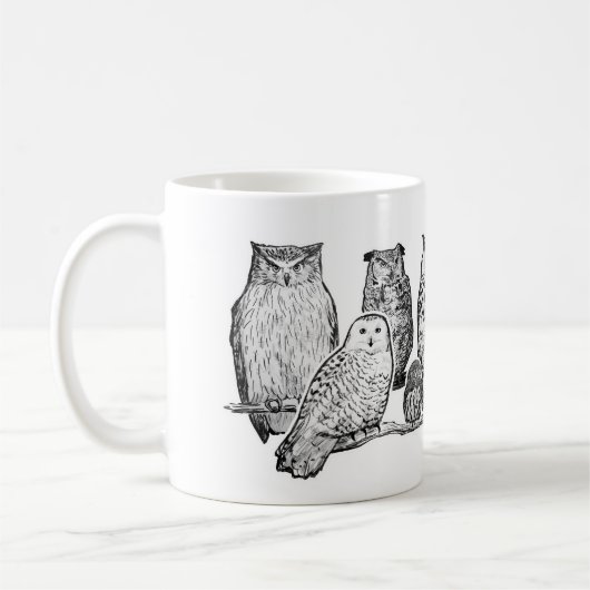 Eulen Kaffeetasse (Links)