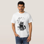 Eulen-Katze T-Shirt (Vorne ganz)