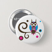 Eulen-Knopf Button (Vorne & Hinten)