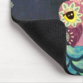 Eulen-Kunst - fangen Sie einen fallenden Stern Mousepad (Ecke)