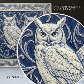 Eulen Kunst & Handwerk Wanddekoration Fliese