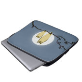 Eulen Laptopschutzhülle (Vorne Knopf)