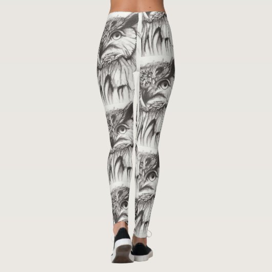 Eulen-Leggings Leggings (Rückseite)