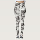 Eulen-Leggings Leggings (Vorderseite)